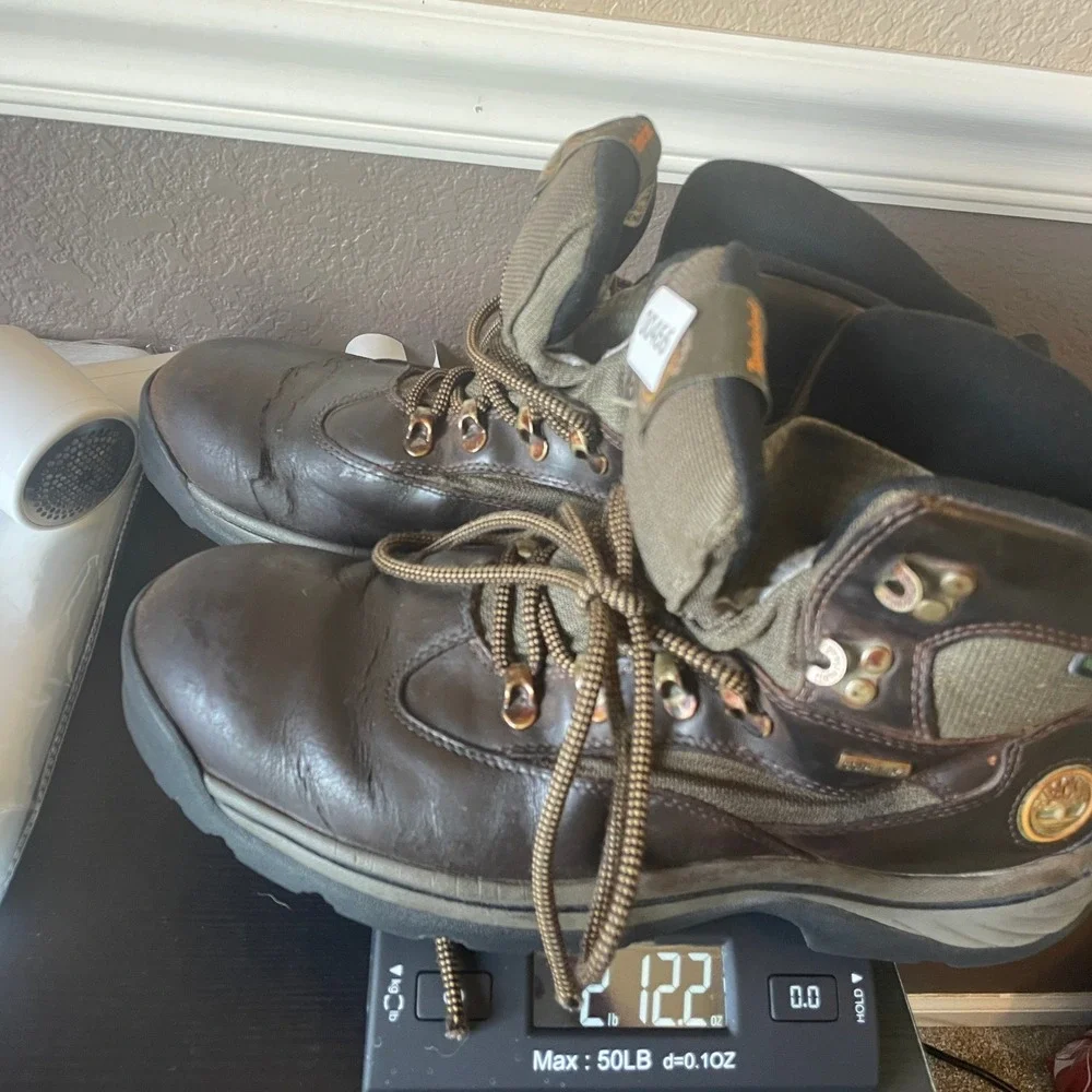 Timberland Mens Chocorua Trail Waterproof Hiking Boots Gore-Tex Trail Brown 10.5